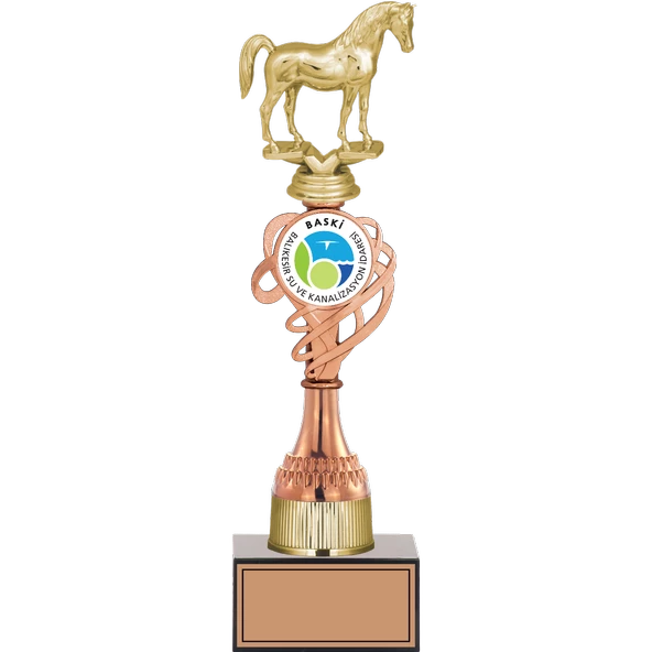 ODAK KUPA - Figürlü Kupalar - At Figürlü Kupalar FG-036 C - 34 cm ürün görseli 1