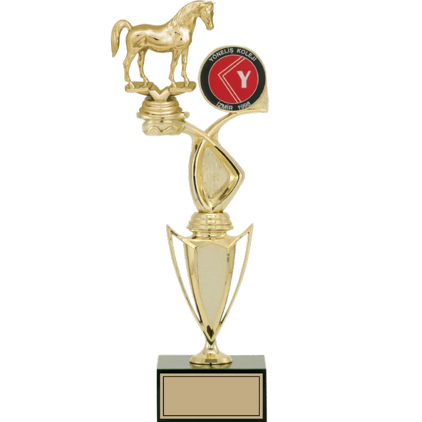 ODAK KUPA - Figürlü Kupalar - At Figürlü Kupalar FG-043 C - 37 cm ürün görseli 1