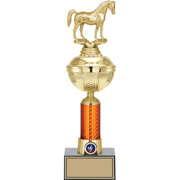 ODAK KUPA - Figürlü Kupalar - At Figürlü Kupalar FG-055 C - 38 cm ürün görseli 1