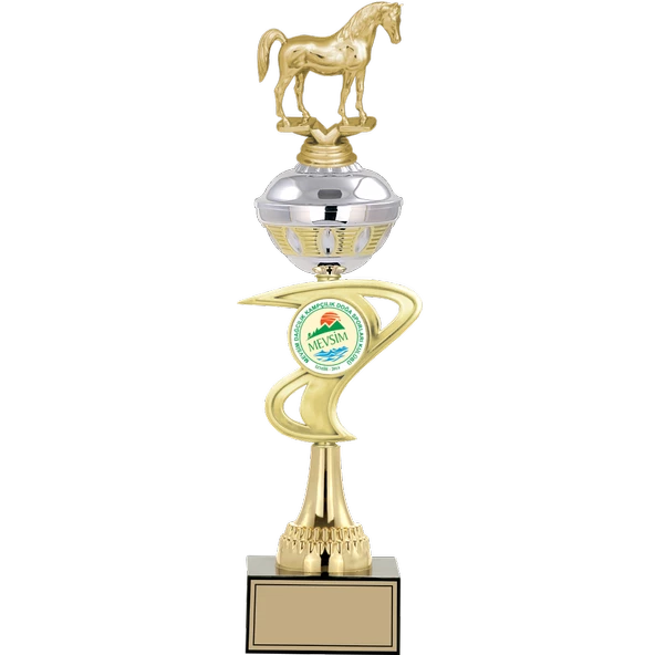 ODAK KUPA - Figürlü Kupalar - At Figürlü Kupalar FG-065 B - 44 cm ürün görseli 1