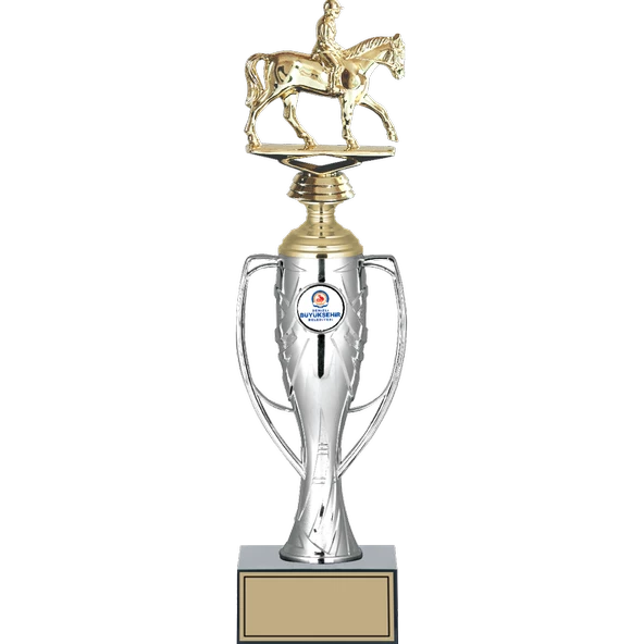 ODAK KUPA - Figürlü Kupalar - At / Binici Figürlü Kupalar FG-025 B - 36 cm ürün görseli 1