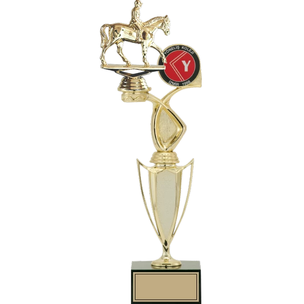 ODAK KUPA - Figürlü Kupalar - At / Binici Figürlü Kupalar FG-043 B - 41 cm ürün görseli 1