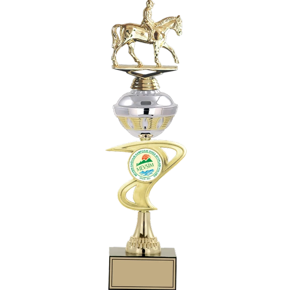 ODAK KUPA - Figürlü Kupalar - At / Binici Figürlü Kupalar FG-065 C - 43 cm ürün görseli 1