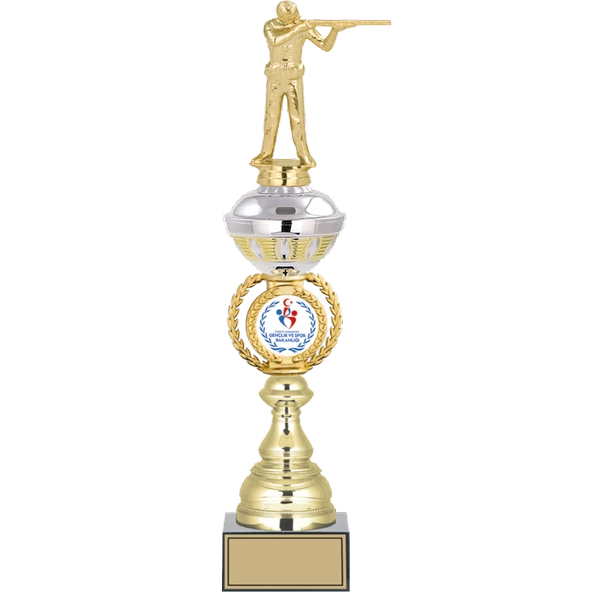 ODAK KUPA - Figürlü Kupalar - Atıcı Figürlü Kupalar FG-066 B - 47 cm ürün görseli 1