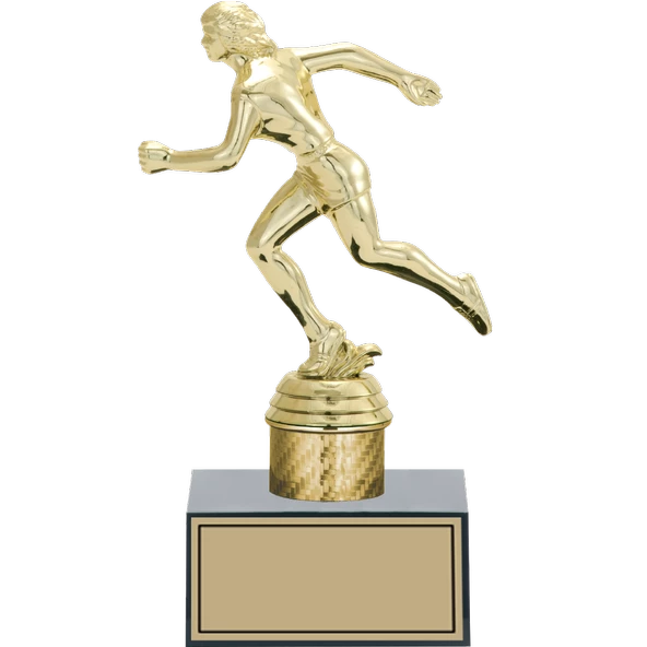 ODAK KUPA - Figürlü Kupalar - Atletizm Kadın Figürlü Kupalar FG-001 B - 21 cm ürün görseli 1