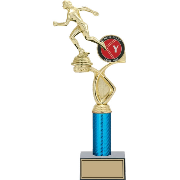ODAK KUPA - Figürlü Kupalar - Atletizm Kadın Figürlü Kupalar FG-017 B - 38 cm ürün görseli 1