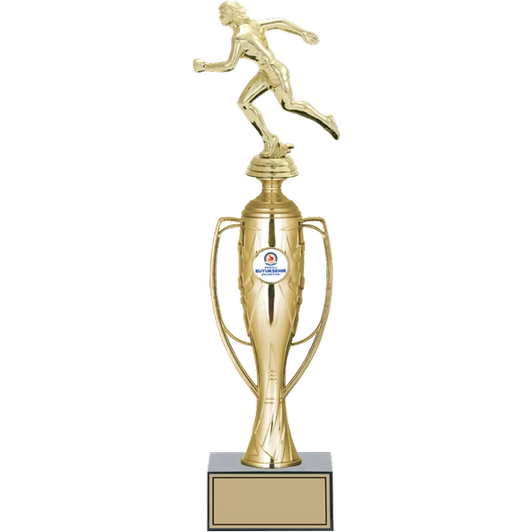 ODAK KUPA - Figürlü Kupalar - Atletizm Kadın Figürlü Kupalar FG-025 A - 38 cm ürün görseli 1