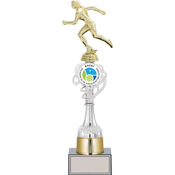ODAK KUPA - Figürlü Kupalar - Atletizm Kadın Figürlü Kupalar FG-036 B - 41 cm ürün görseli 1