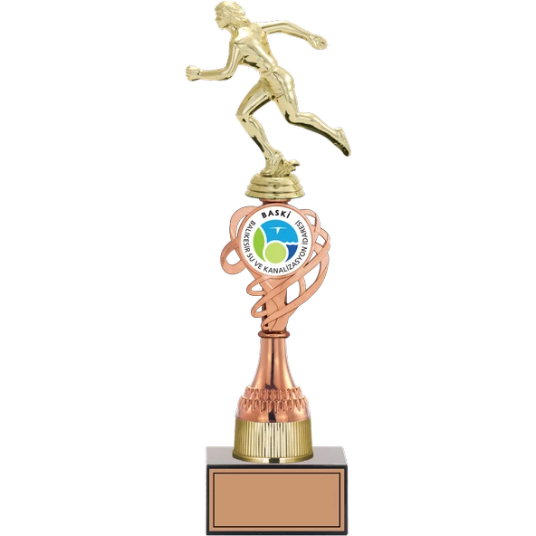 ODAK KUPA - Figürlü Kupalar - Atletizm Kadın Figürlü Kupalar FG-036 C - 38 cm ürün görseli 1