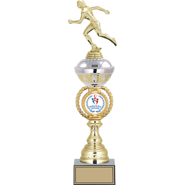 ODAK KUPA - Figürlü Kupalar - Atletizm Kadın Figürlü Kupalar FG-066 C - 46 cm ürün görseli 1