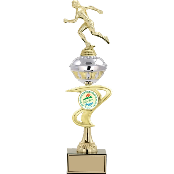 ODAK KUPA - Figürlü Kupalar - Atletizm Kadın Figürlü Kupalar FG-065 C - 45 cm ürün görseli 1