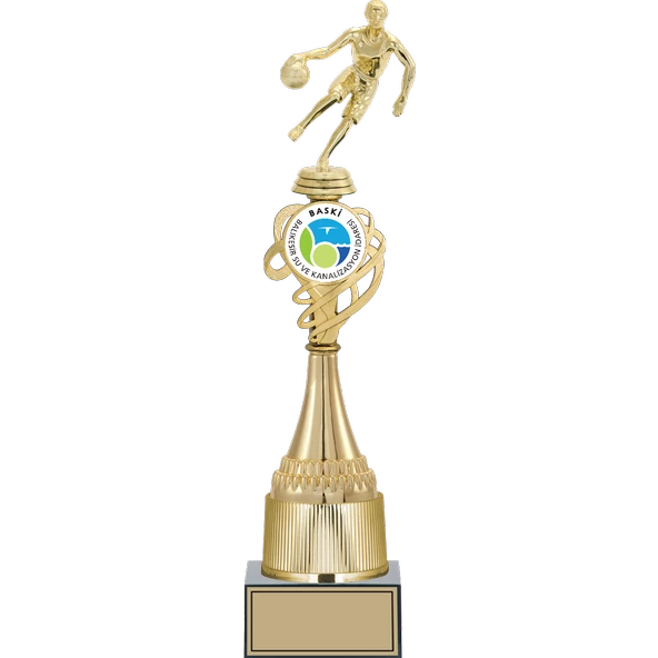 ODAK KUPA - Figürlü Kupalar - Basketbol Kadın Figürlü Kupalar FG-036 A - 42 cm ürün görseli 1