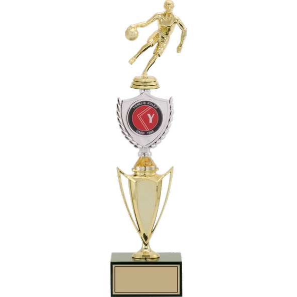 ODAK KUPA - Figürlü Kupalar - Basketbol Kadın Figürlü Kupalar FG-042 C - 41 cm ürün görseli 1