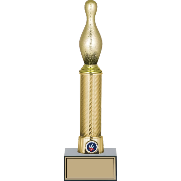 ODAK KUPA - Figürlü Kupalar - Bowling / Pin Figürlü Kupalar FG-008 A - 34 cm ürün görseli 1