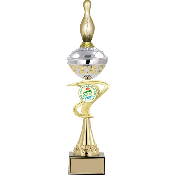 ODAK KUPA - Figürlü Kupalar - Bowling / Pin Figürlü Kupalar FG-065 A - 50 cm ürün görseli 1