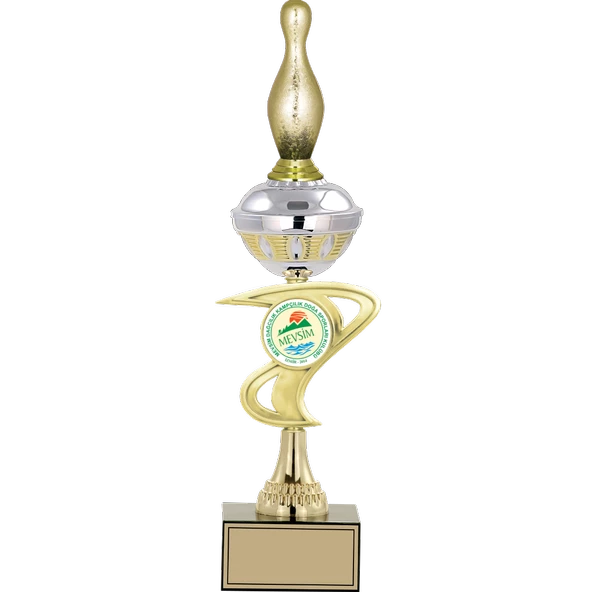 ODAK KUPA - Figürlü Kupalar - Bowling / Pin Figürlü Kupalar FG-065 C - 44 cm ürün görseli 1