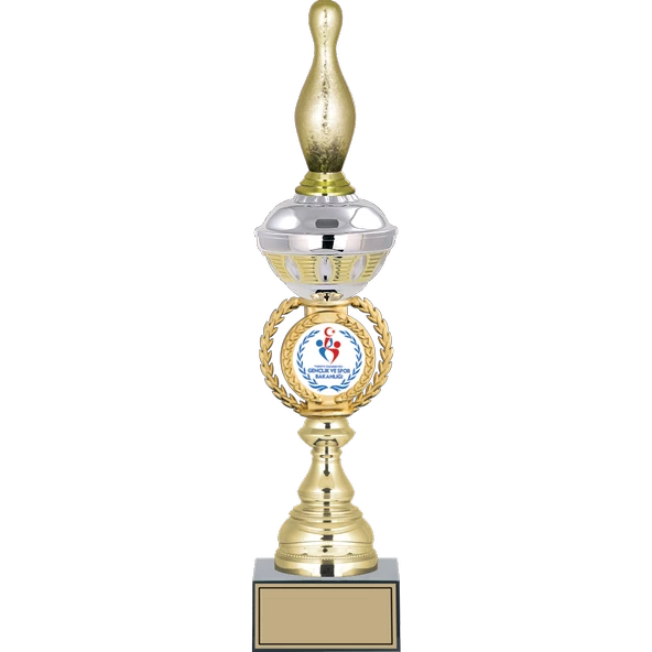 ODAK KUPA - Figürlü Kupalar - Bowling / Pin Figürlü Kupalar FG-066 C - 45 cm ürün görseli 1