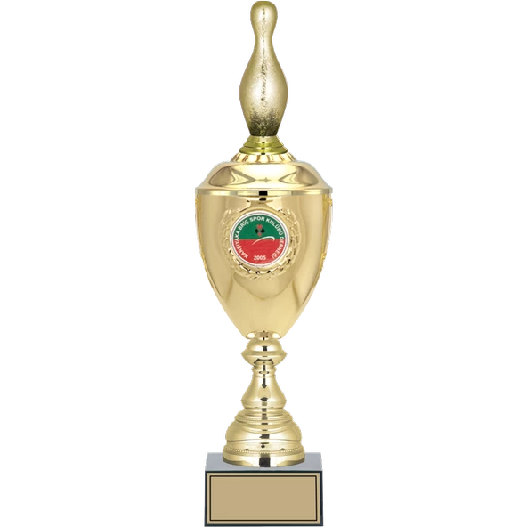 ODAK KUPA - Figürlü Kupalar - Bowling / Pin Figürlü Kupalar FG-079 C - 47 cm ürün görseli 1