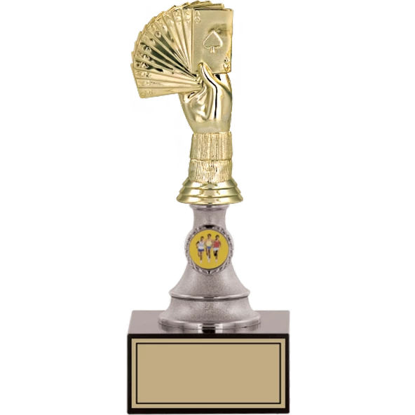 ODAK KUPA - Figürlü Kupalar - Briç Figürlü Kupalar FG-010 C - 25 cm ürün görseli 1