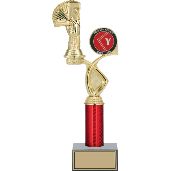 ODAK KUPA - Figürlü Kupalar - Briç Figürlü Kupalar FG-016 B - 36 cm ürün görseli 1