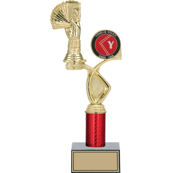 ODAK KUPA - Figürlü Kupalar - Briç Figürlü Kupalar FG-016 C - 34 cm ürün görseli 1