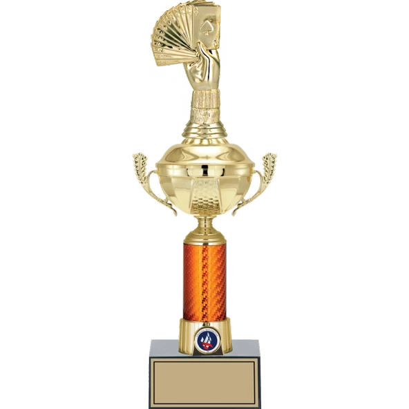 ODAK KUPA - Figürlü Kupalar - Briç Figürlü Kupalar FG-056 C - 40 cm ürün görseli 1