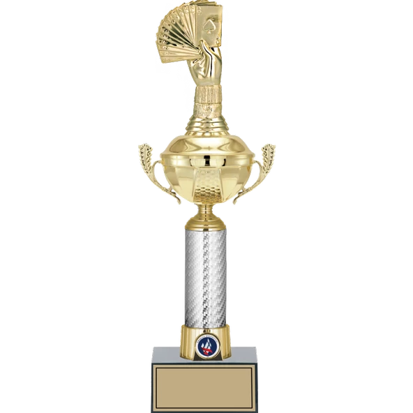 ODAK KUPA - Figürlü Kupalar - Briç Figürlü Kupalar FG-058 B - 42 cm ürün görseli 1