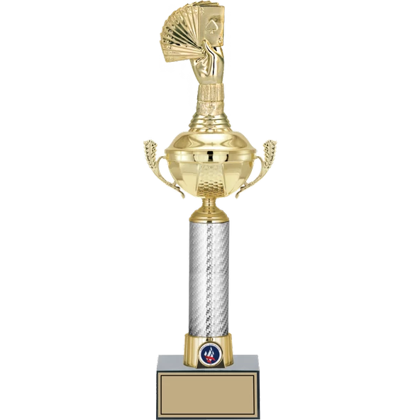 ODAK KUPA - Figürlü Kupalar - Briç Figürlü Kupalar FG-058 A - 45 cm ürün görseli 1