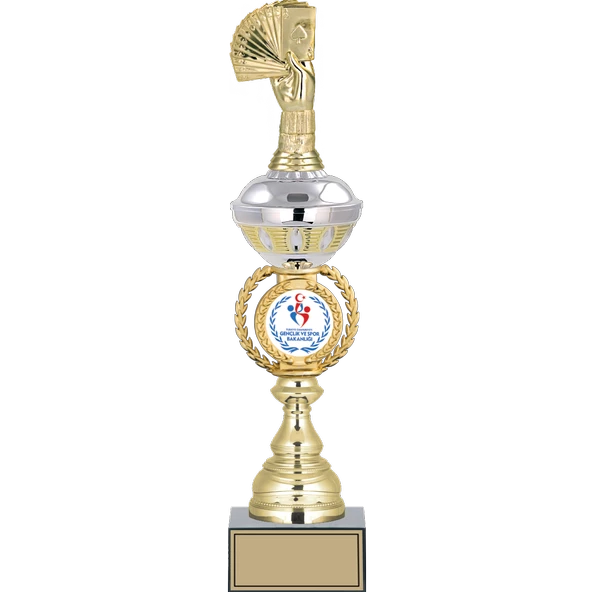 ODAK KUPA - Figürlü Kupalar - Briç Figürlü Kupalar FG-066 C - 44 cm ürün görseli 1
