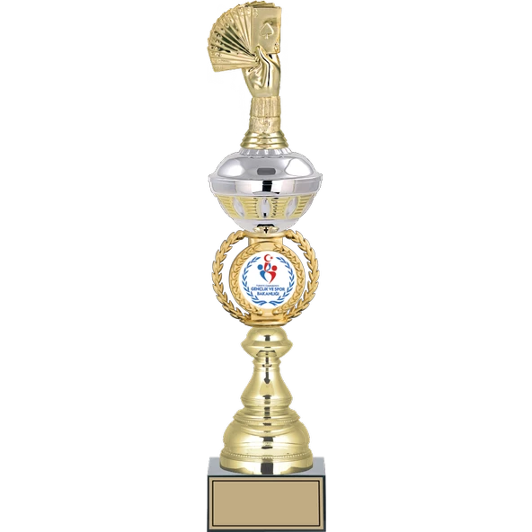 ODAK KUPA - Figürlü Kupalar - Briç Figürlü Kupalar FG-066 B - 45 cm ürün görseli 1