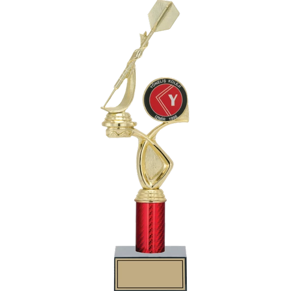 ODAK KUPA - Figürlü Kupalar - Dart Figürlü Kupalar FG-016 C - 37 cm ürün görseli 1
