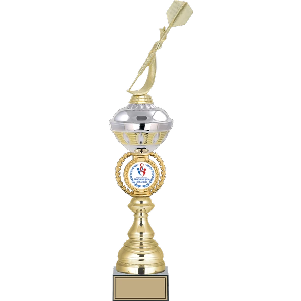 ODAK KUPA - Figürlü Kupalar - Dart Figürlü Kupalar FG-066 A - 52 cm ürün görseli 1