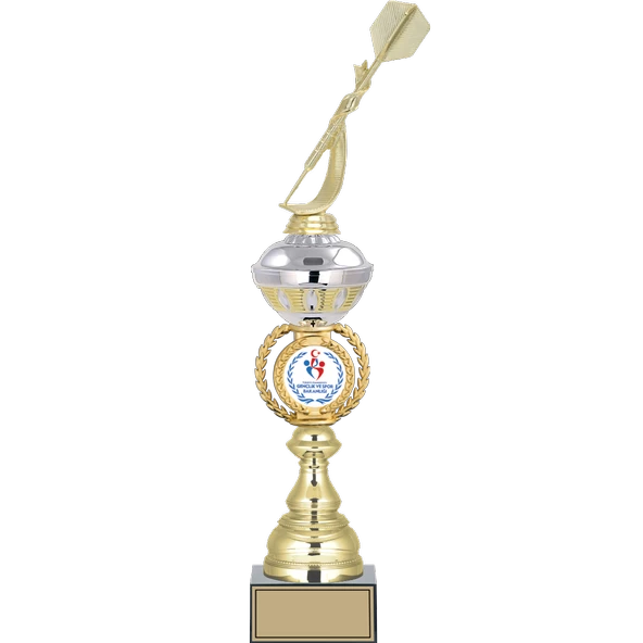 ODAK KUPA - Figürlü Kupalar - Dart Figürlü Kupalar FG-066 B - 49 cm ürün görseli 1