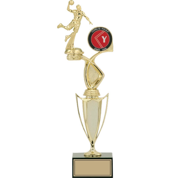 ODAK KUPA - Figürlü Kupalar - Hentbol Figürlü Kupalar FG-043 B - 43 cm ürün görseli 1