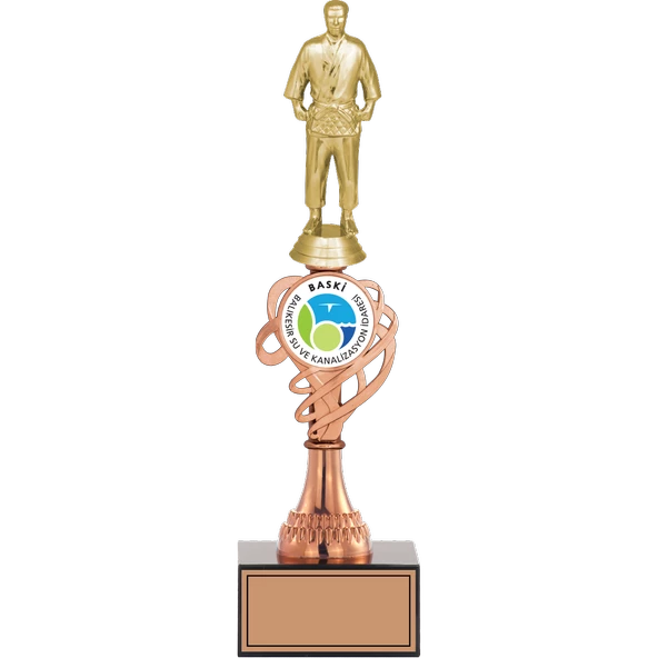 ODAK KUPA - Figürlü Kupalar - Judo / Karate Figürlü Kupalar FG-034 C - 35 cm ürün görseli 1