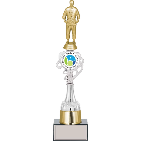 ODAK KUPA - Figürlü Kupalar - Judo / Karate Figürlü Kupalar FG-036 B - 41 cm ürün görseli 1