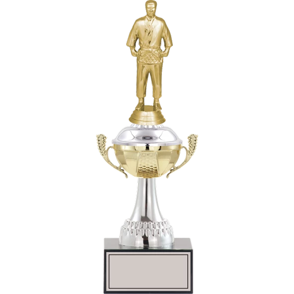 ODAK KUPA - Figürlü Kupalar - Judo / Karate Figürlü Kupalar FG-046 B - 33 cm ürün görseli 1