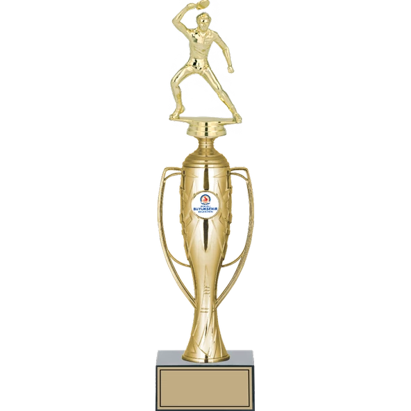 ODAK KUPA - Figürlü Kupalar - Masa Tenisi Erkek Figürlü Kupalar FG-025 A - 36 cm ürün görseli 1