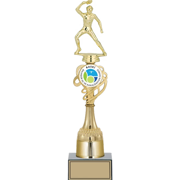 ODAK KUPA - Figürlü Kupalar - Masa Tenisi Erkek Figürlü Kupalar FG-033 B - 39 cm ürün görseli 1