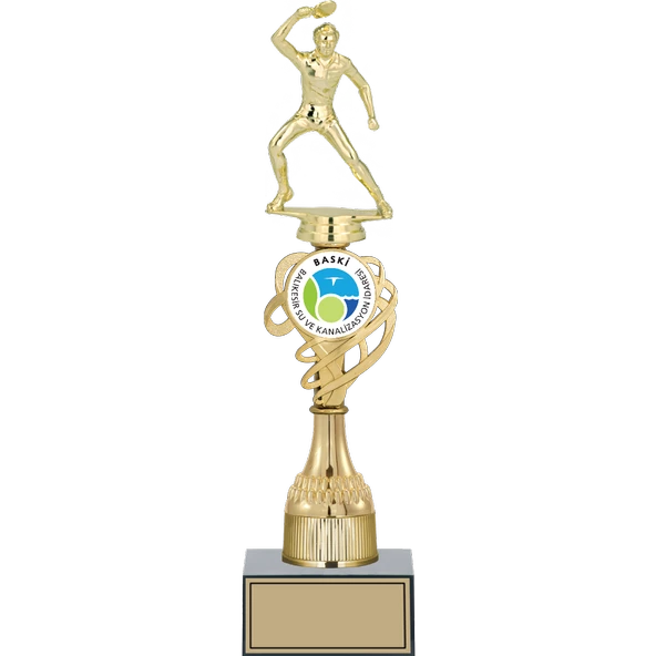 ODAK KUPA - Figürlü Kupalar - Masa Tenisi Erkek Figürlü Kupalar FG-033 C - 36 cm ürün görseli 1