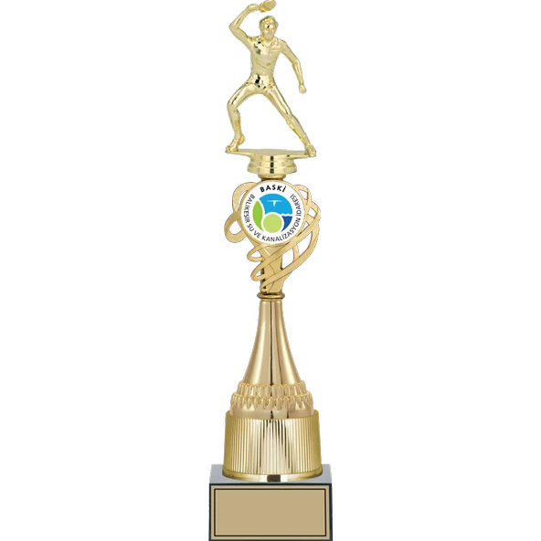 ODAK KUPA - Figürlü Kupalar - Masa Tenisi Erkek Figürlü Kupalar FG-036 A - 42 cm ürün görseli 1