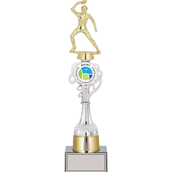 ODAK KUPA - Figürlü Kupalar - Masa Tenisi Erkek Figürlü Kupalar FG-036 B - 39 cm ürün görseli 1