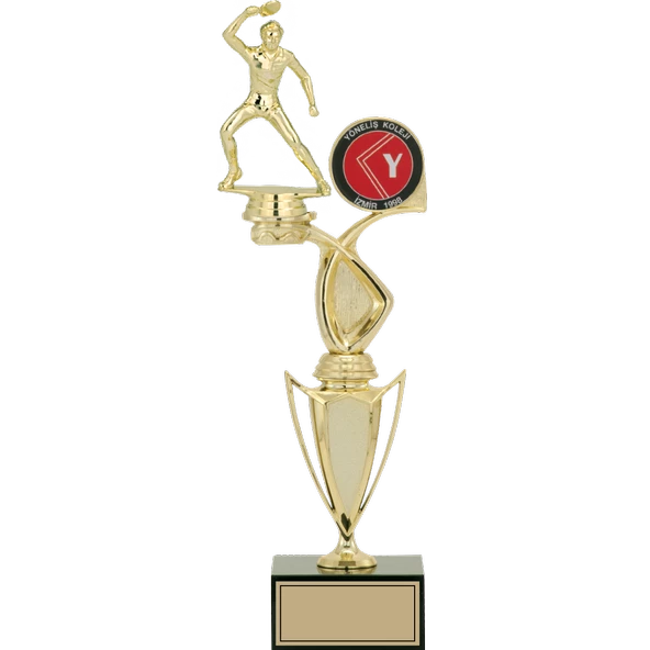 ODAK KUPA - Figürlü Kupalar - Masa Tenisi Erkek Figürlü Kupalar FG-043 C - 39 cm ürün görseli 1