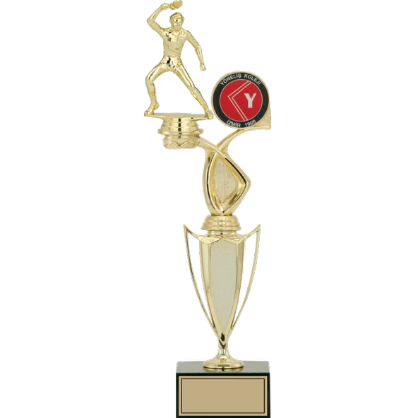 ODAK KUPA - Figürlü Kupalar - Masa Tenisi Erkek Figürlü Kupalar FG-043 B - 41 cm ürün görseli 1