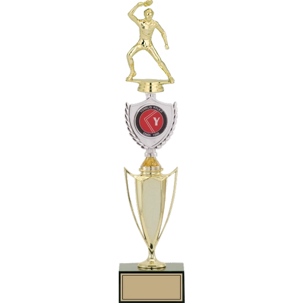 ODAK KUPA - Figürlü Kupalar - Masa Tenisi Erkek Figürlü Kupalar FG-042 B - 44 cm ürün görseli 1