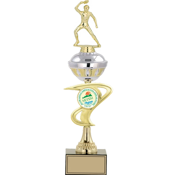 ODAK KUPA - Figürlü Kupalar - Masa Tenisi Erkek Figürlü Kupalar FG-065 C - 43 cm ürün görseli 1