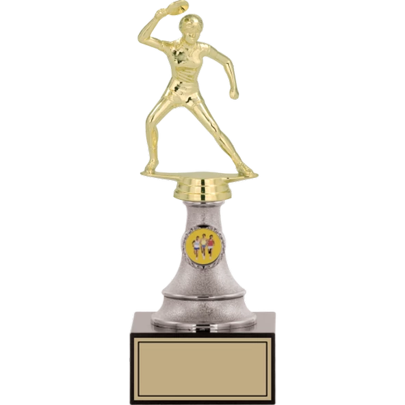 ODAK KUPA - Figürlü Kupalar - Masa Tenisi Kadın Figürlü Kupalar FG-010 B - 26 cm ürün görseli 1