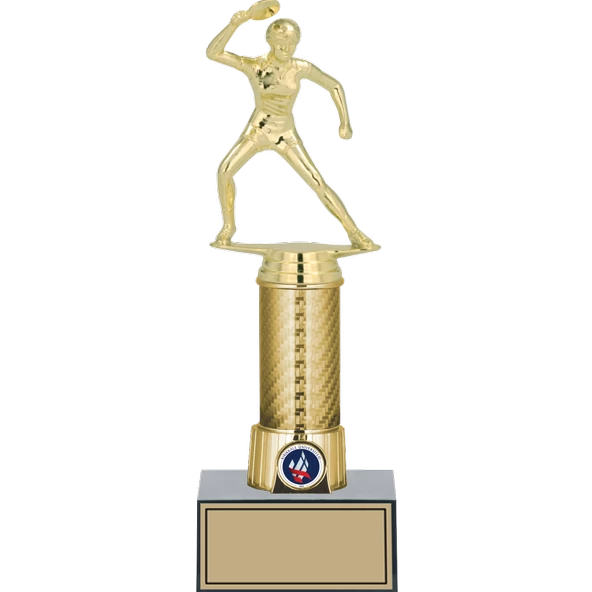 ODAK KUPA - Figürlü Kupalar - Masa Tenisi Kadın Figürlü Kupalar FG-008 C - 28 cm ürün görseli 1