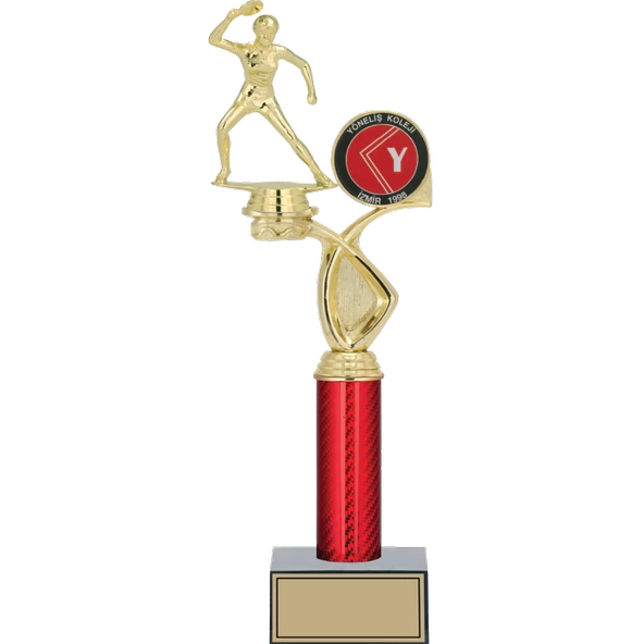 ODAK KUPA - Figürlü Kupalar - Masa Tenisi Kadın Figürlü Kupalar FG-016 A - 39 cm ürün görseli 1