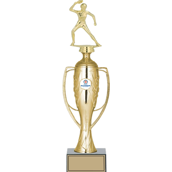ODAK KUPA - Figürlü Kupalar - Masa Tenisi Kadın Figürlü Kupalar FG-026 B - 40 cm ürün görseli 1